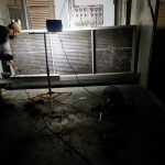 R22 Evaporators being stripped to make room for new R410 Evaporator coils